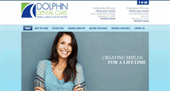Desktop Screenshot of dolphindentalcare.com